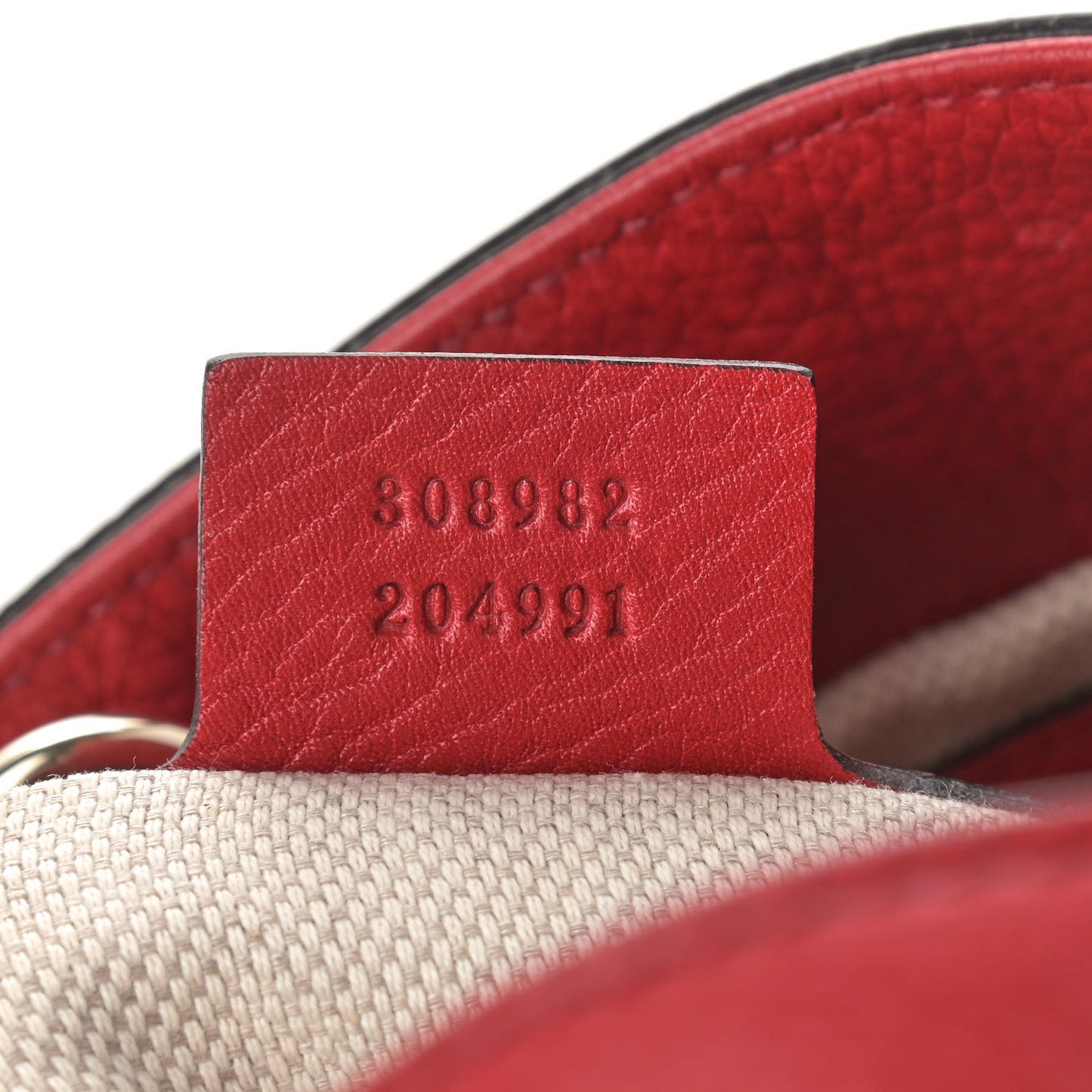 Pebbled Calfskin Medium Soho Chain Shoulder Bag Tabasco Red