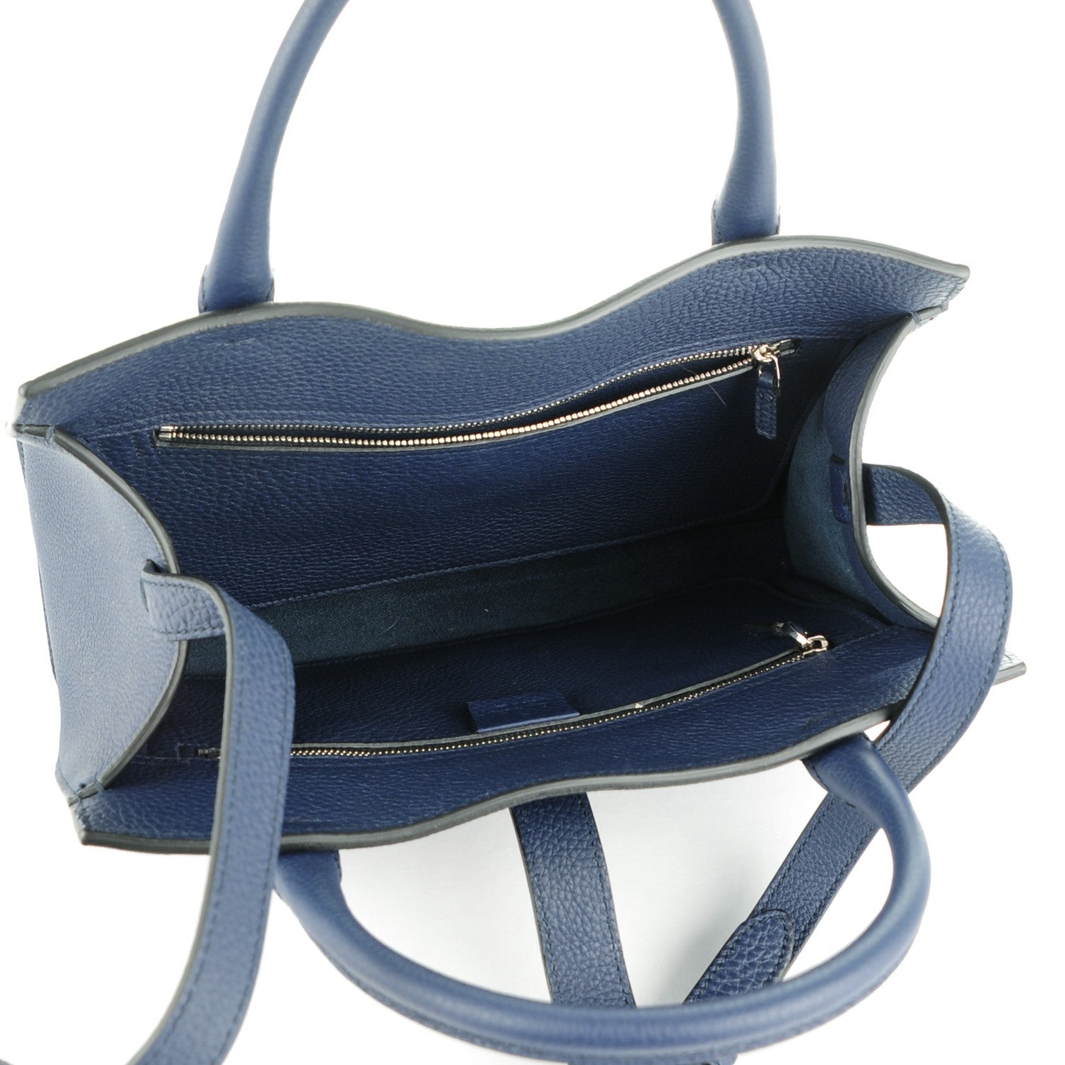 Gucci Soft Calfskin Small Jackie Top Handle Bag Classic Blue Marine 5 of 7