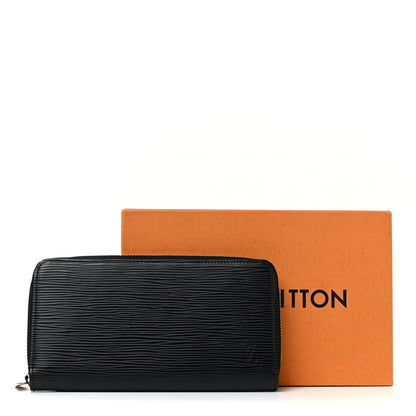 Louis Vuitton Epi Zippy Organizer Wallet Black 11 of 11
