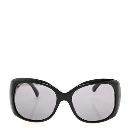 Chanel Acetate Polarized CC Sunglasses 5183 Black 2 of 9