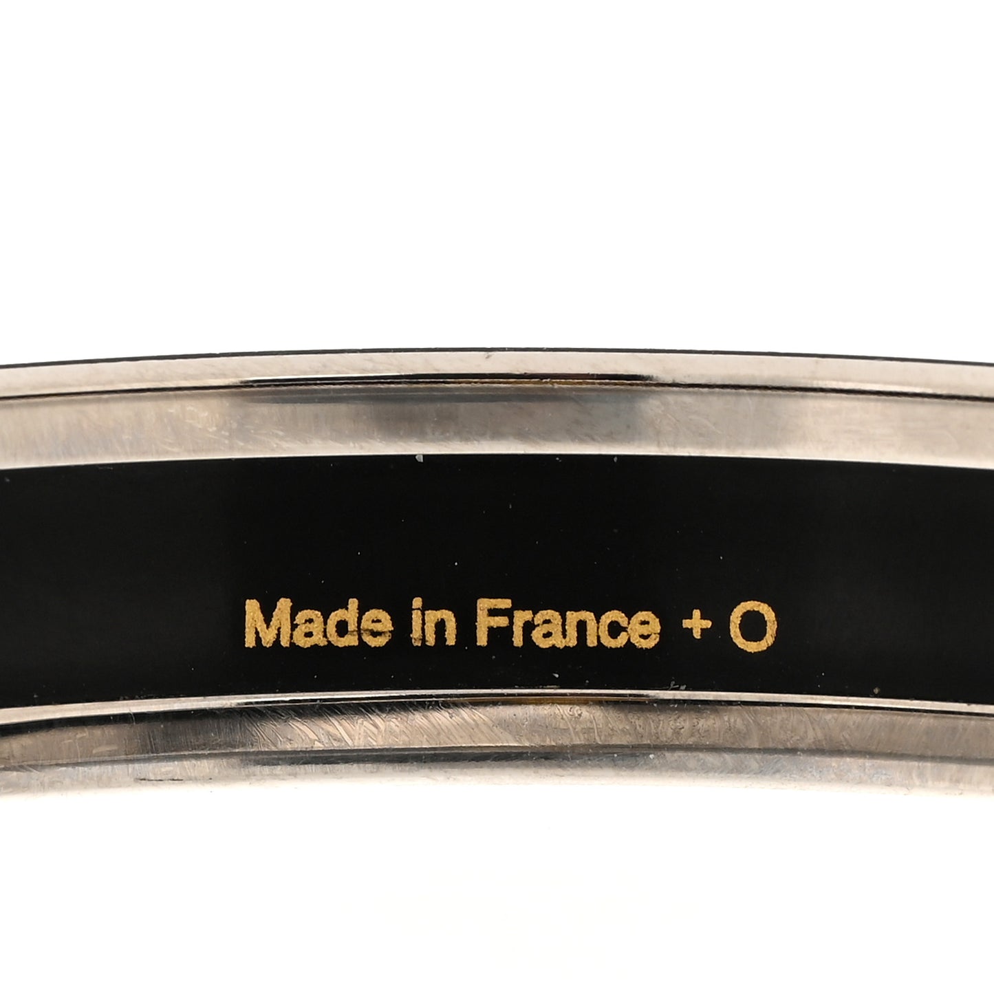 Enamel Printed Narrow Balcons du Guadalquivir Bracelet 65 Black