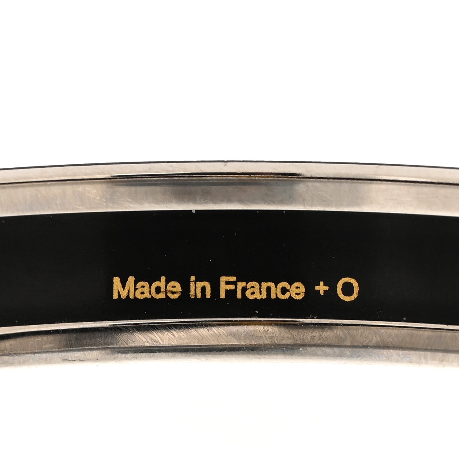 Hermes Enamel Printed Narrow Balcons du Guadalquivir Bracelet 65 Black 5 of 5
