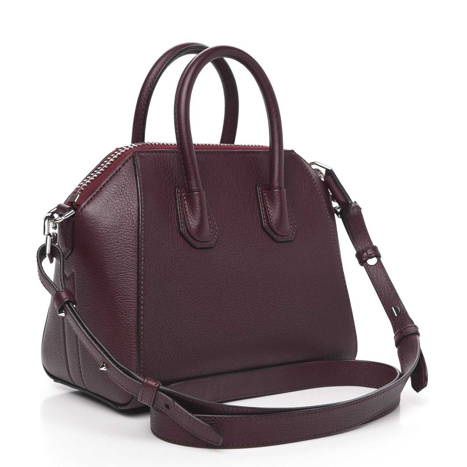 Givenchy Sugar Goatskin Mini Antigona Oxblood 5 of 12