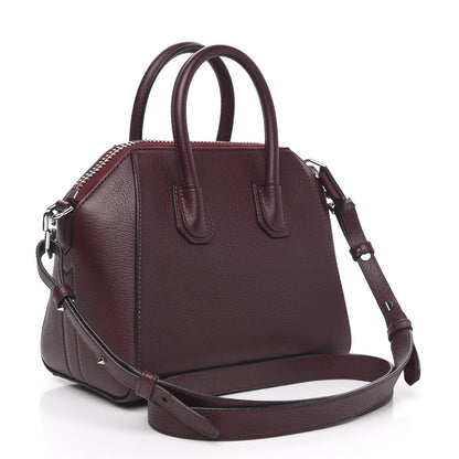Givenchy Sugar Goatskin Mini Antigona Oxblood 5 of 12
