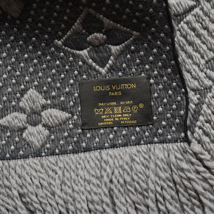Louis Vuitton Wool Silk Logomania Scarf Verone 4 of 4