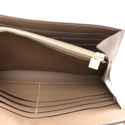 Hermes Epsom Kelly Longue Wallet Etoupe 6 of 11
