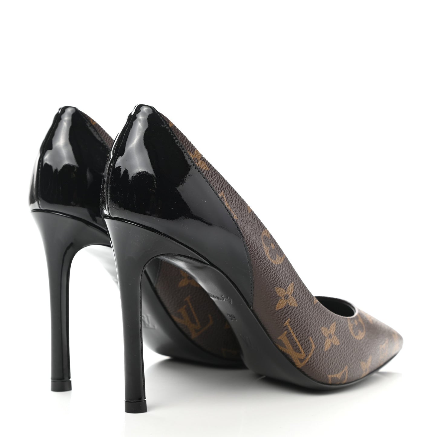 Monogram Cherie Pumps 39 Black