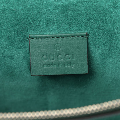 Gucci GG Supreme Monogram Embroidered Medium Dionysus Shoulder Bag Emerald 6 of 11