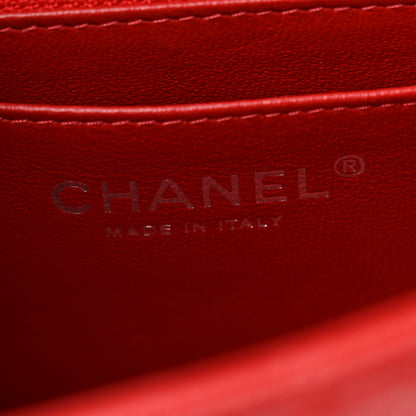 Chanel Caviar Quilted Mini Rectangular Flap Red 6 of 11