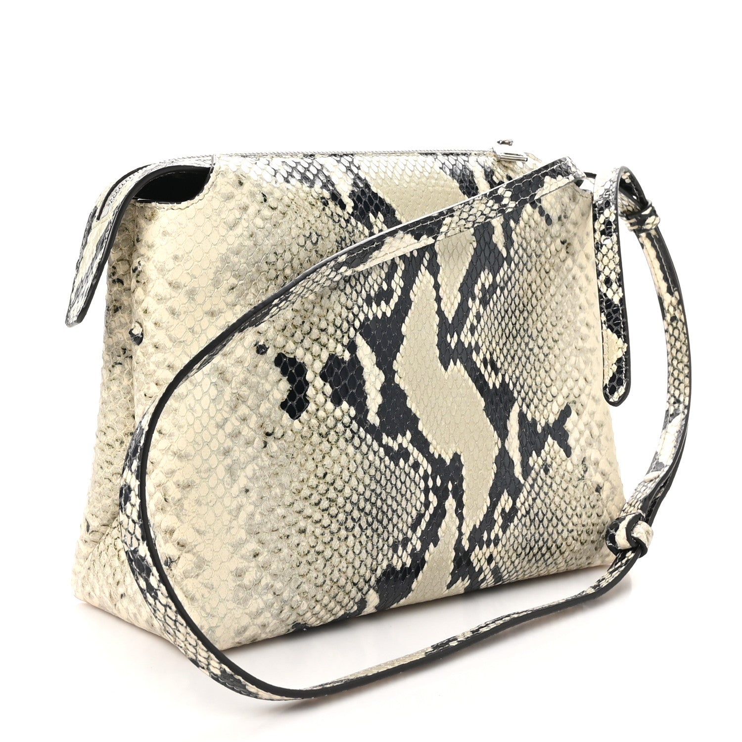 Khaite Python Embossed Lina Bag Natural 3 of 9
