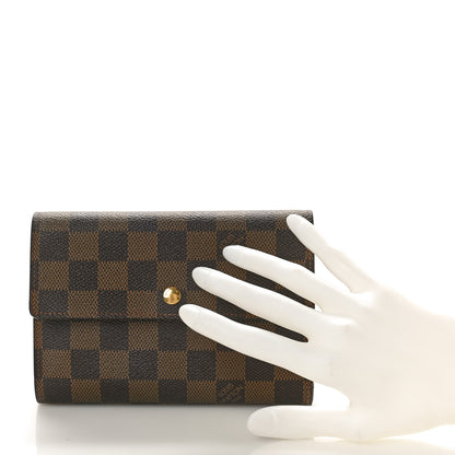 Louis Vuitton LOUIS VUITTON Damier Ebene Porte Tresor Etui Papier Wallet 2 of 9