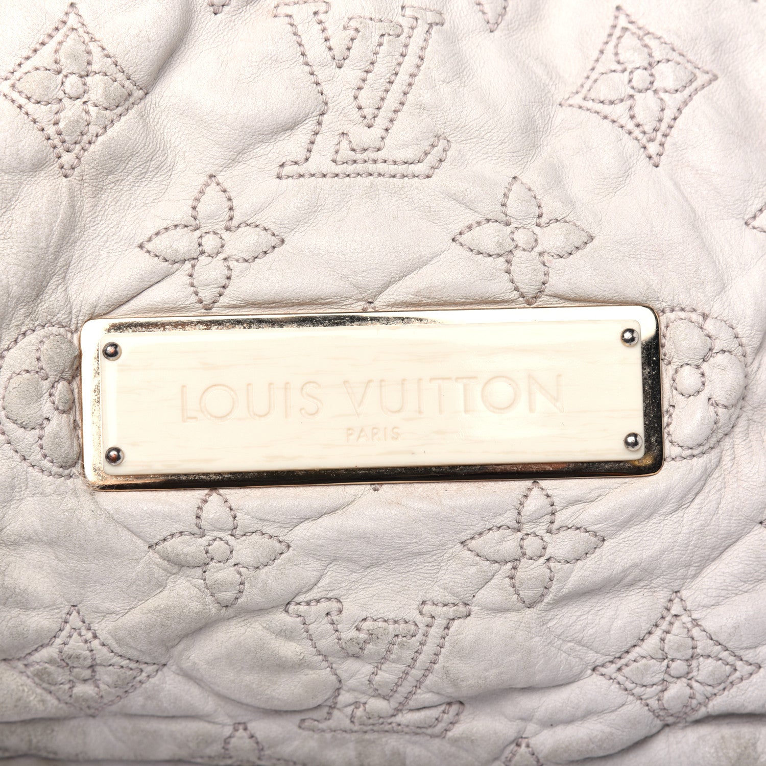 Louis Vuitton Lambskin Olympe Stratus PM Ecru 28 of 34