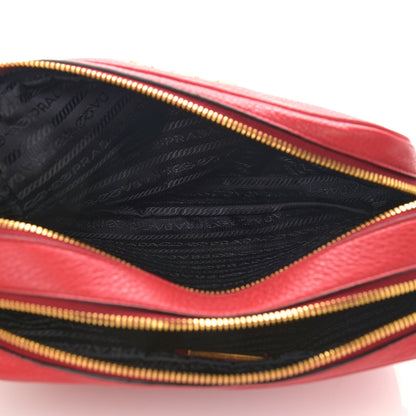 Prada Vitello Phenix Camera Bag Rosso 5 of 13