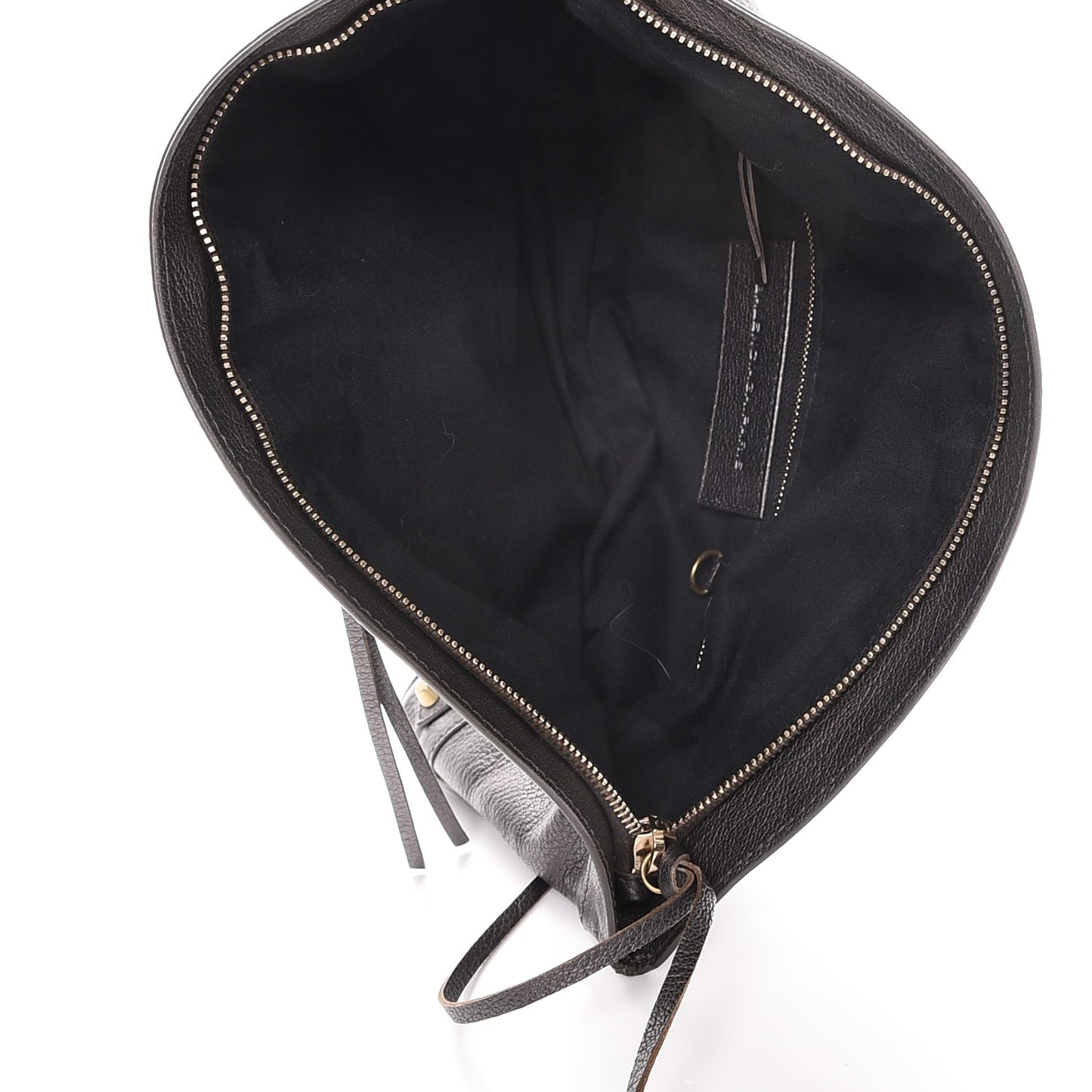 Chevre Classic Gold Hardware Premier Clutch Bronze