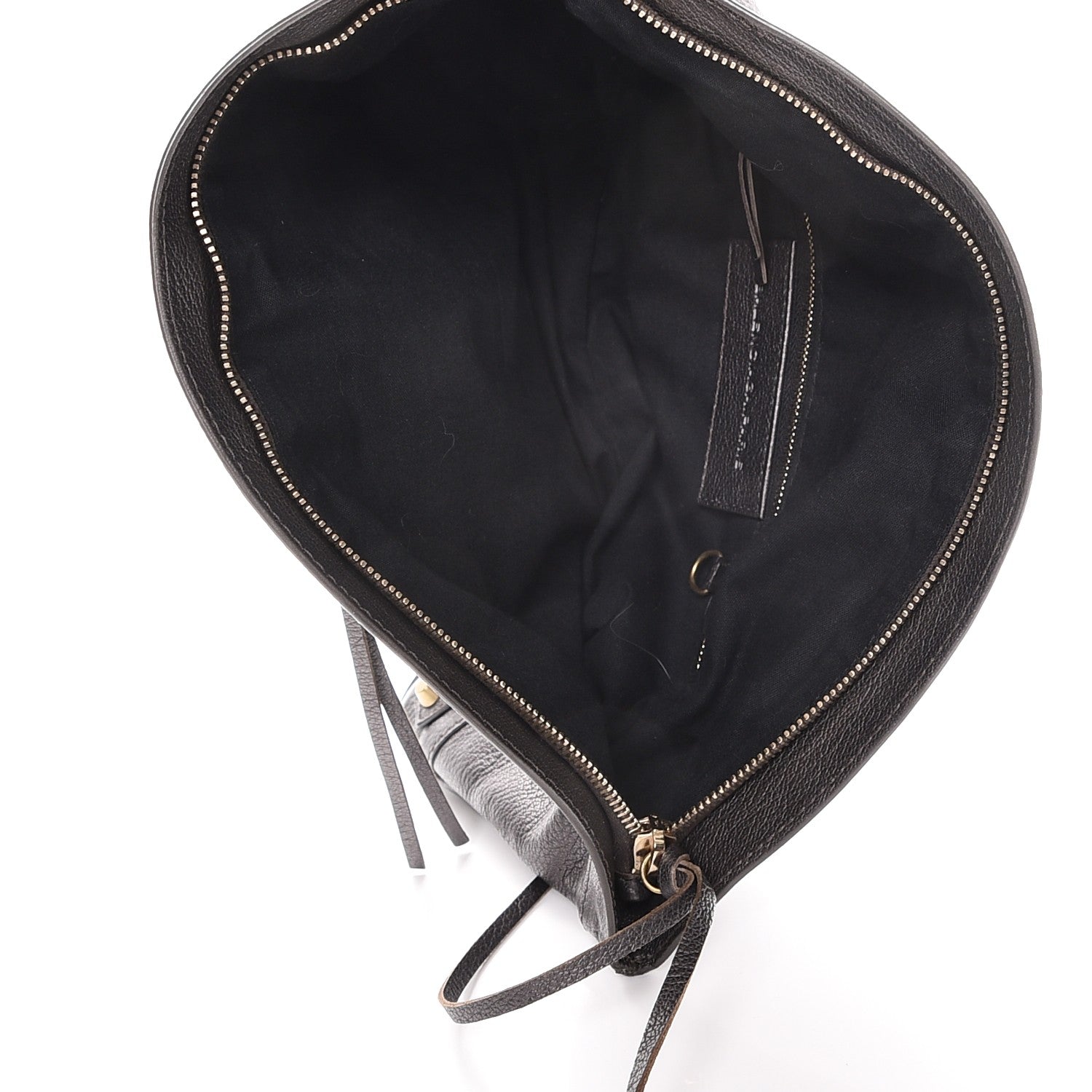 Balenciaga Chevre Classic Gold Hardware Premier Clutch Bronze 5 of 11