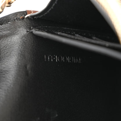 Burberry Calfskin Sequin Check Embellished TB Lola Chain Wallet Dark Birch 7 of 9