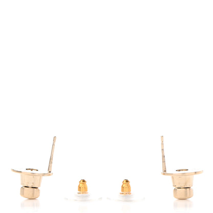 Chanel Metal CC Turnlock Interchangeable Earrings Gold 5 of 9