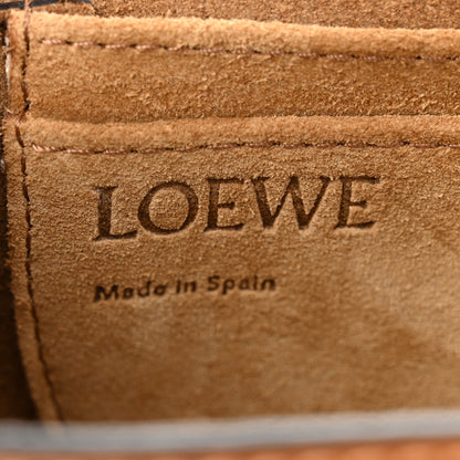 Loewe Grained Calfskin Mini Gate Crossbody Bag Caramel Pecan 6 of 9