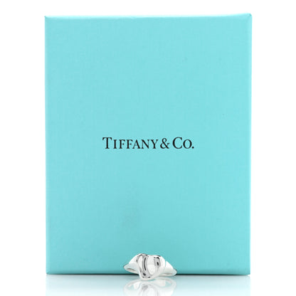 Tiffany Sterling Silver Elsa Peretti Full Heart Ring 50 5.5 5 of 5