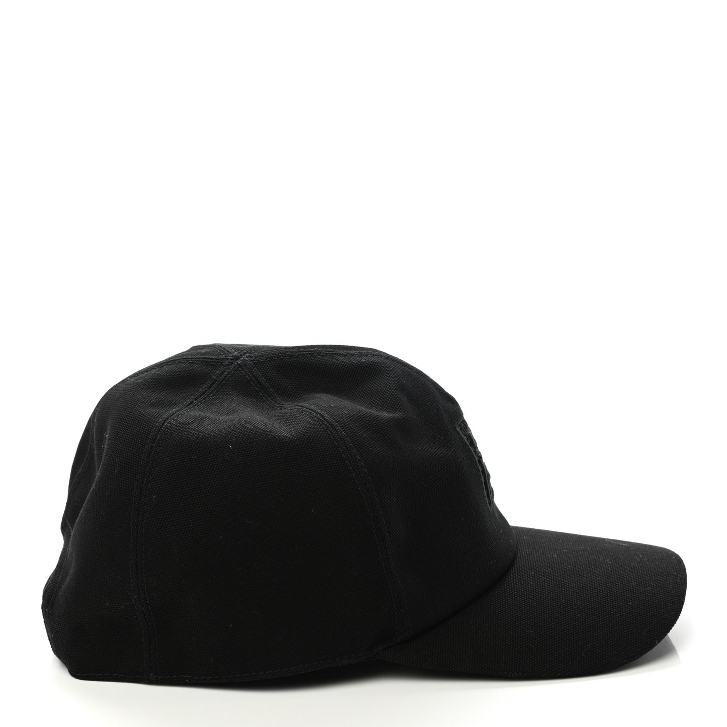 Cotton FF Ajour Embroidered Baseball Hat 58 Black