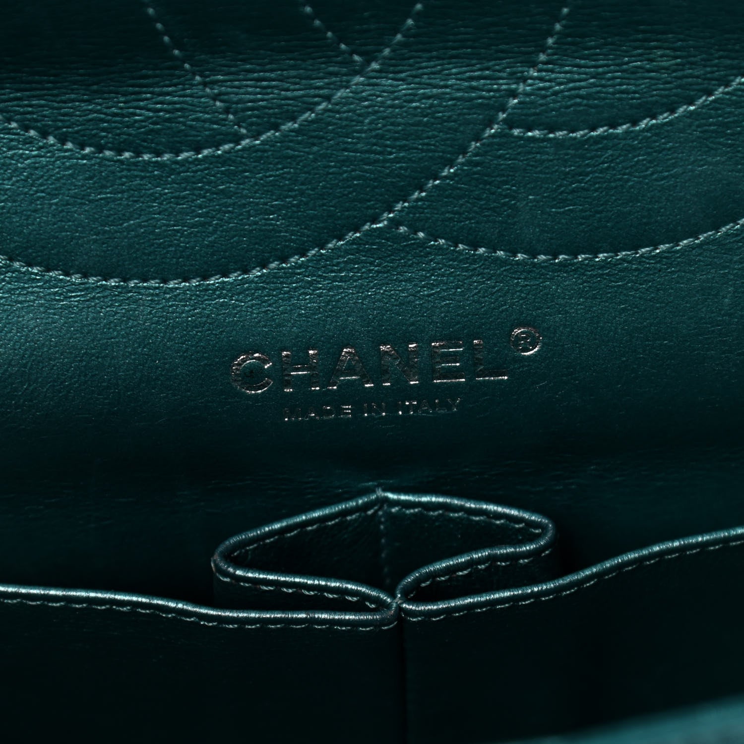 Chanel Metallic Calfskin Quilted 2.55 Reissue 226 Flap Turquoise 6 of 9