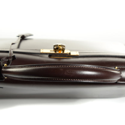 Hermes Box Kelly Sellier 32 Chocolate 17 of 22