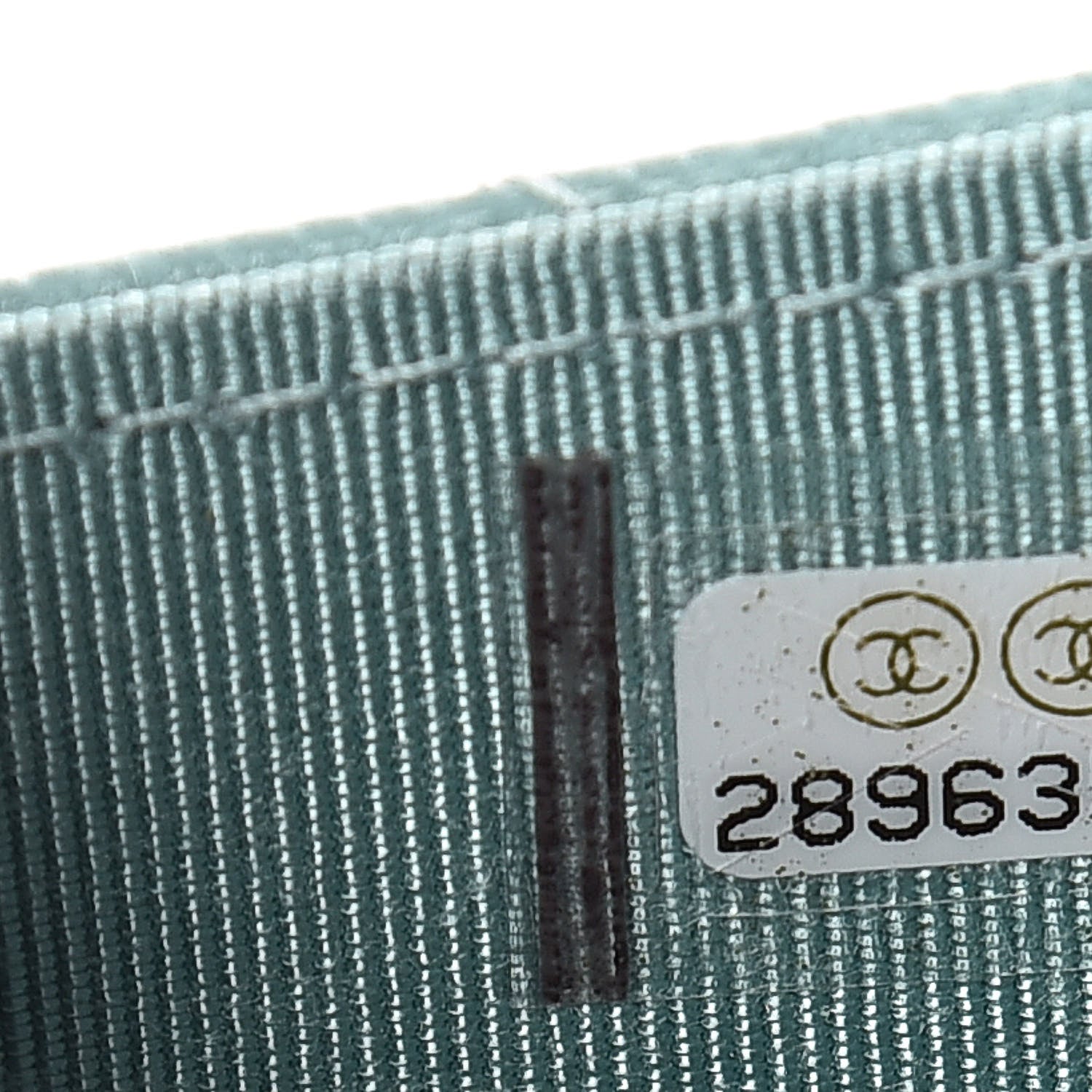 Chanel Caviar Quilted Flap Card Holder Wallet Light Blue 7 of 9