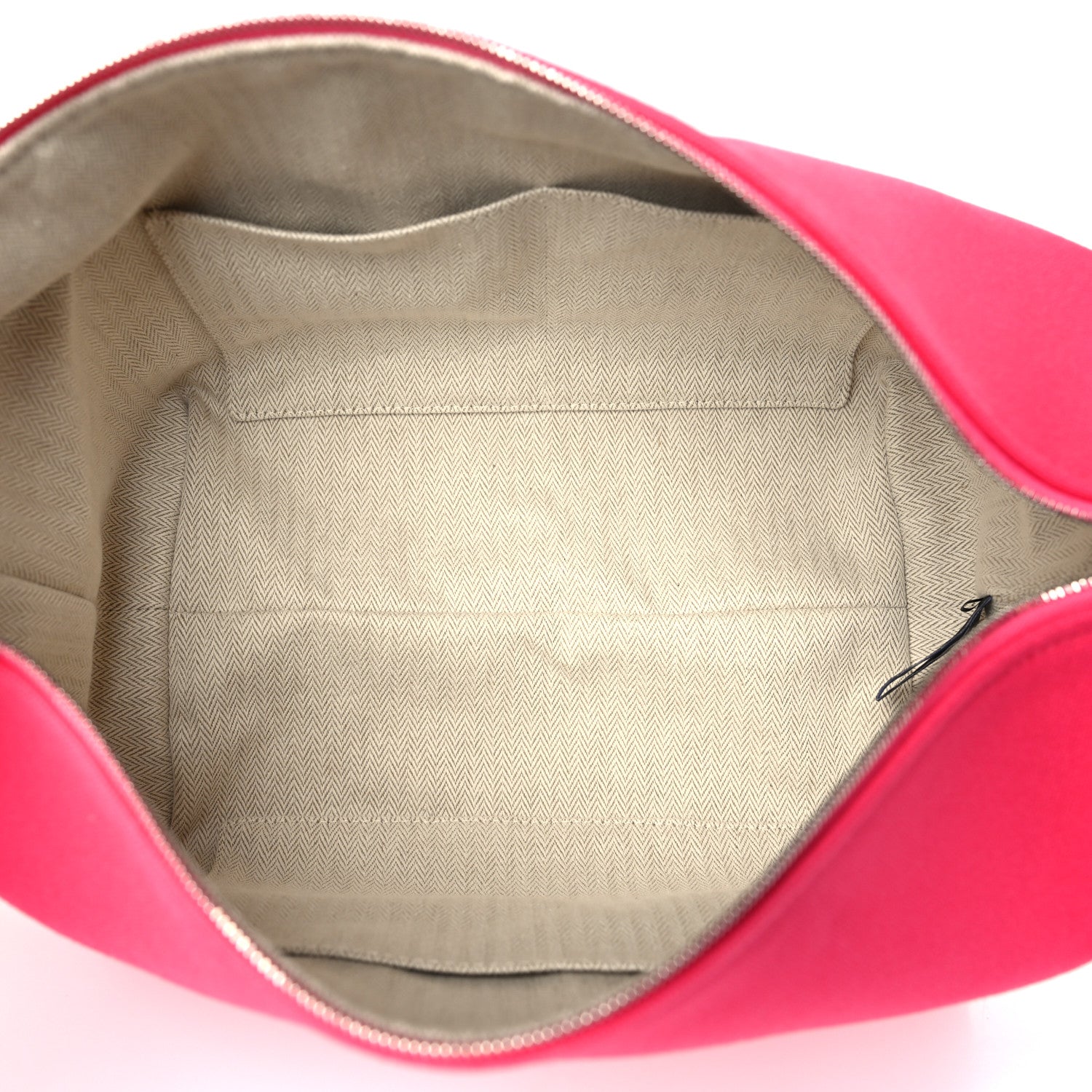 Hermes Canvas Large Bride-A-Brac Pouch Hibiscus 5 of 8