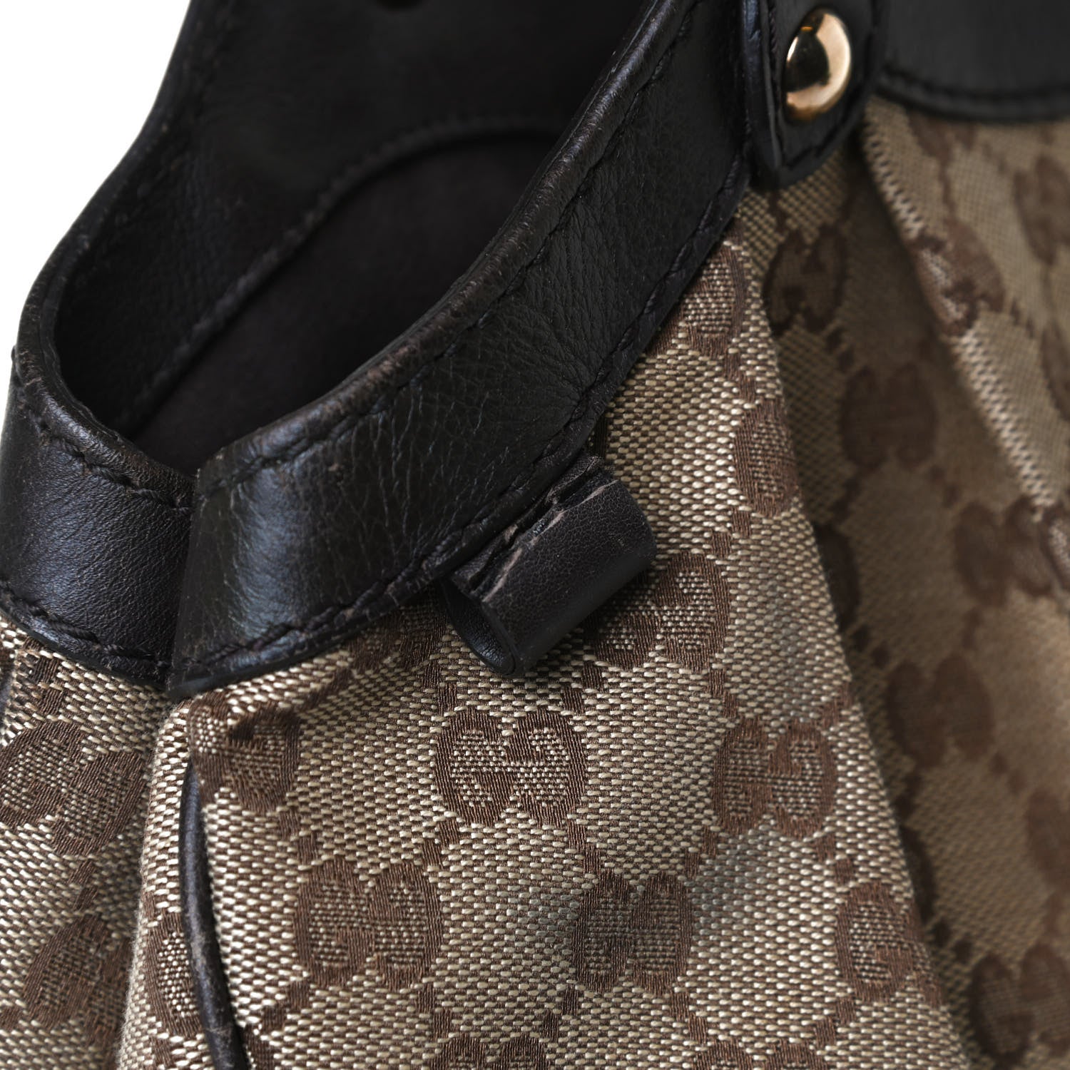 Gucci Monogram Medium Sukey Tote Dark Brown 14 of 17