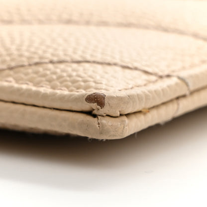 Saint Laurent Grain De Poudre Matelasse Chevron Monogram Credit Card Case Nude Powder 11 of 14