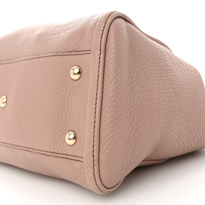 Gucci Pebbled Calfskin Small Soho Shoulder Bag Light Pink 11 of 18
