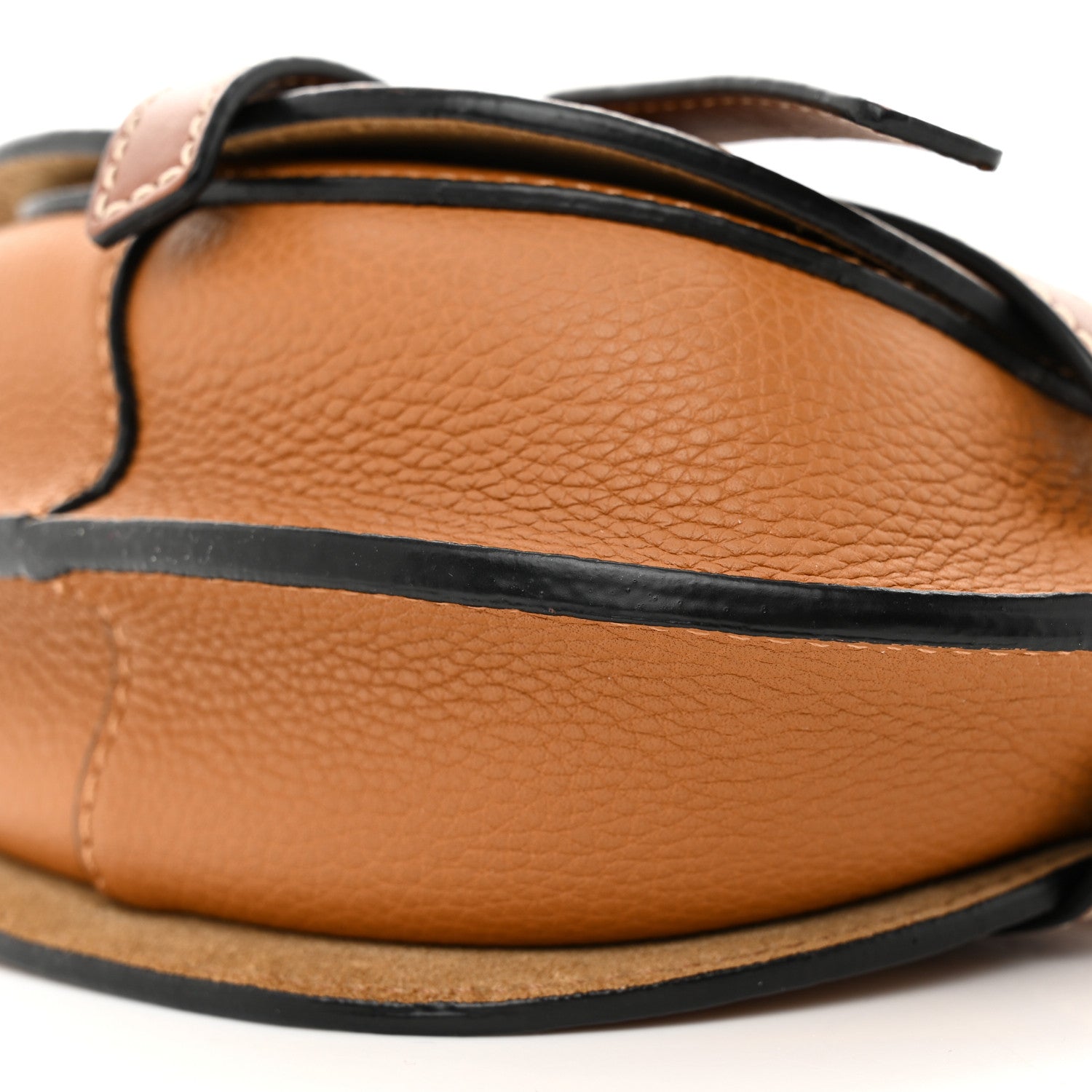 Loewe Grained Calfskin Mini Gate Crossbody Bag Caramel Pecan 10 of 11