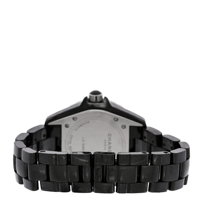Chanel Stainless Steel Ceramic Ruby 38mm J12 Automatic Watch Black 3 of 4