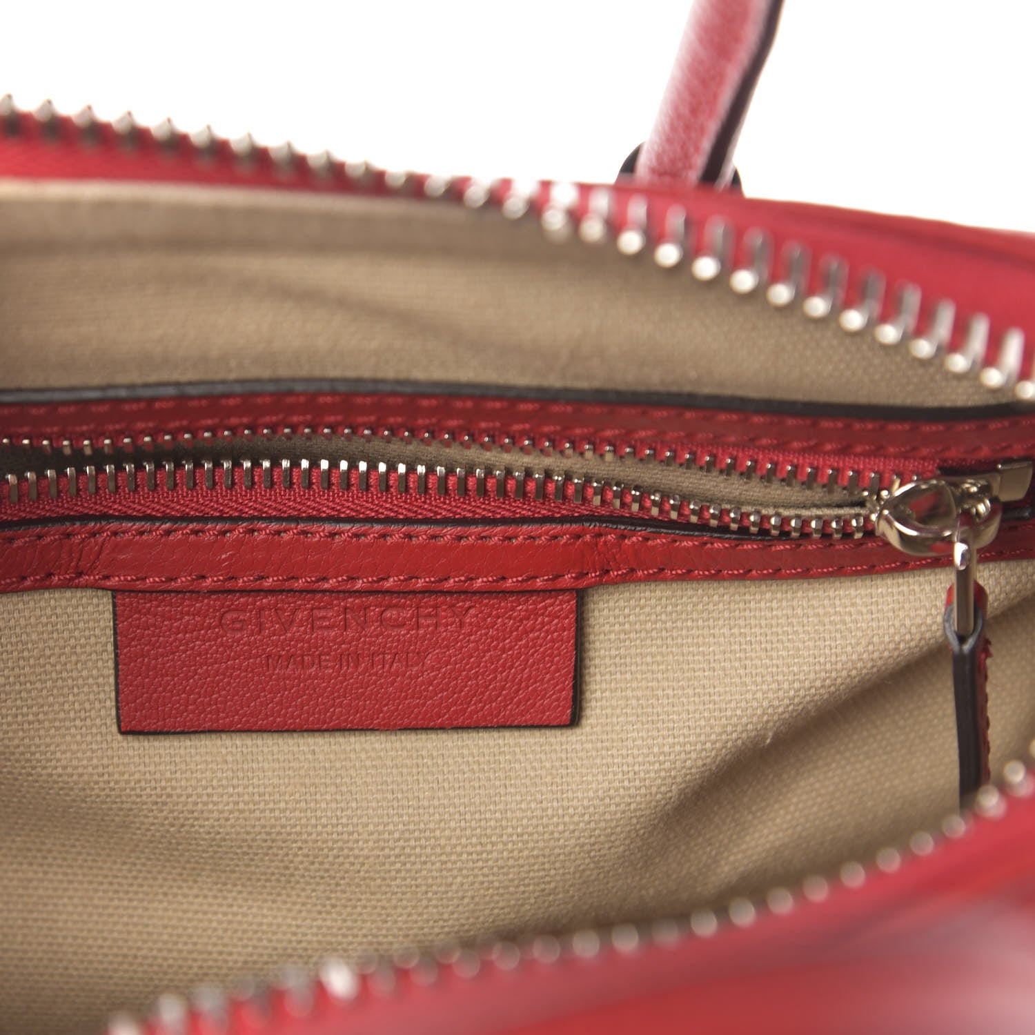 Givenchy Sugar Goatskin Mini Antigona Bright Red 6 of 10