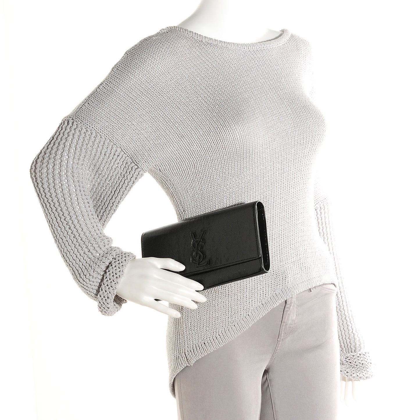Patent Small Belle De Jour Clutch Black