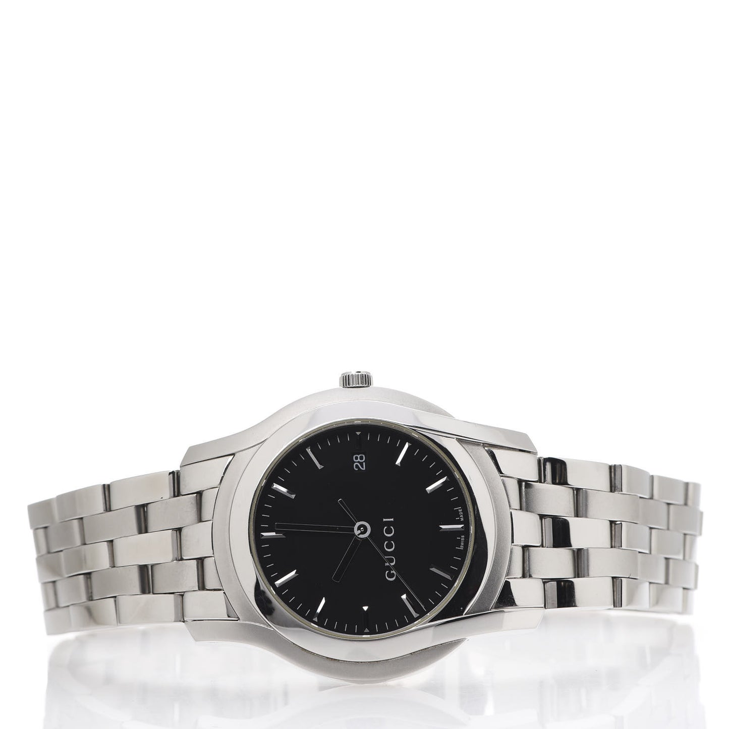Stainless Steel 38mm 5500XL Quartz Watch Black