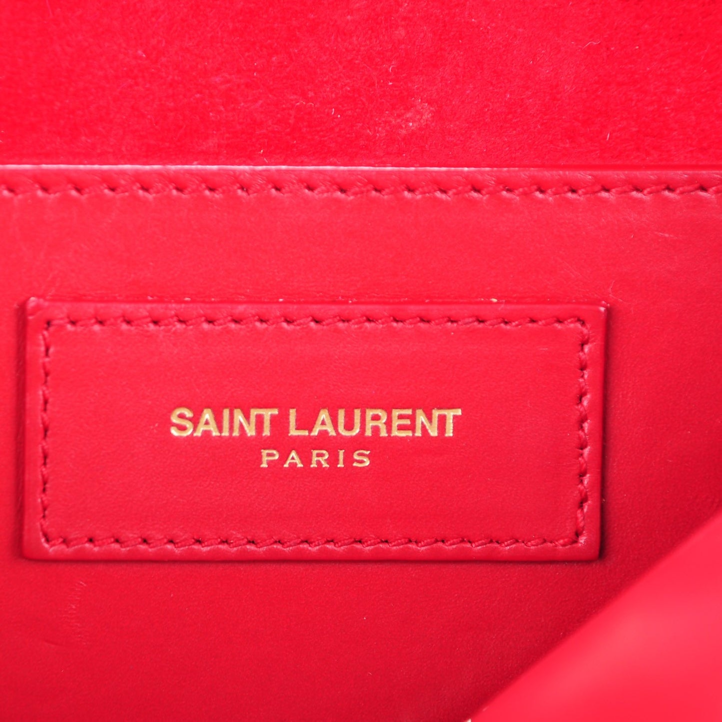 Calfskin Classic Baby Duffle Red