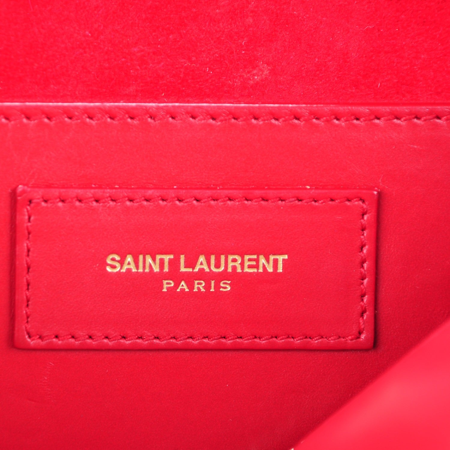 Saint Laurent Calfskin Classic Baby Duffle Red 7 of 8