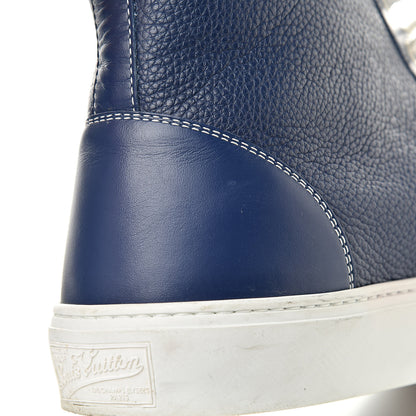 Louis Vuitton Calfskin Tattoo Sneaker Boots 8 Blue 12 of 12