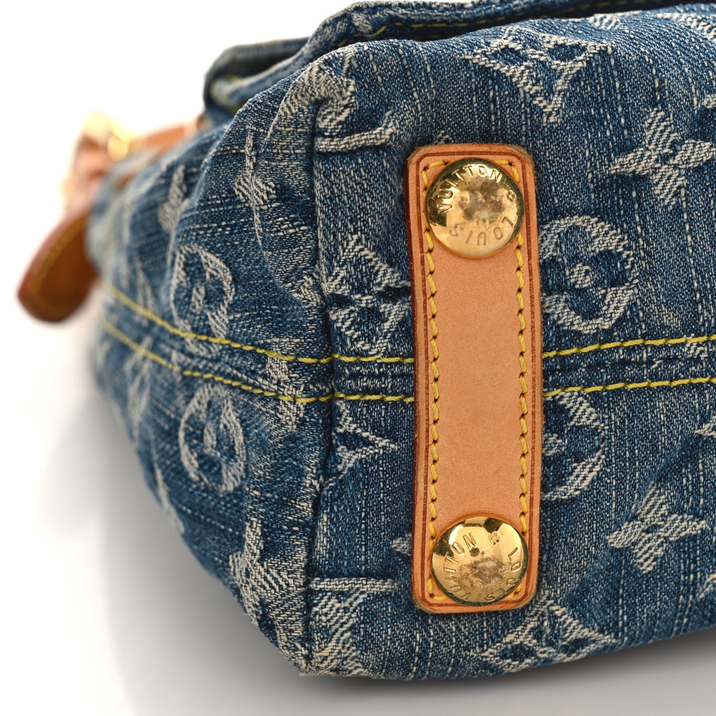 Monogram Denim Baggy PM Blue