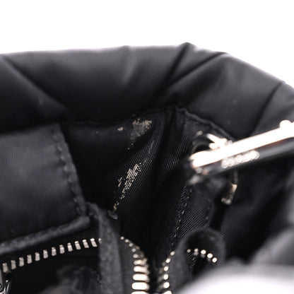 Prada Re-Nylon Nappa Triangle Quilted Padded Double Handled Zip Pocket Tote Black 10 of 13