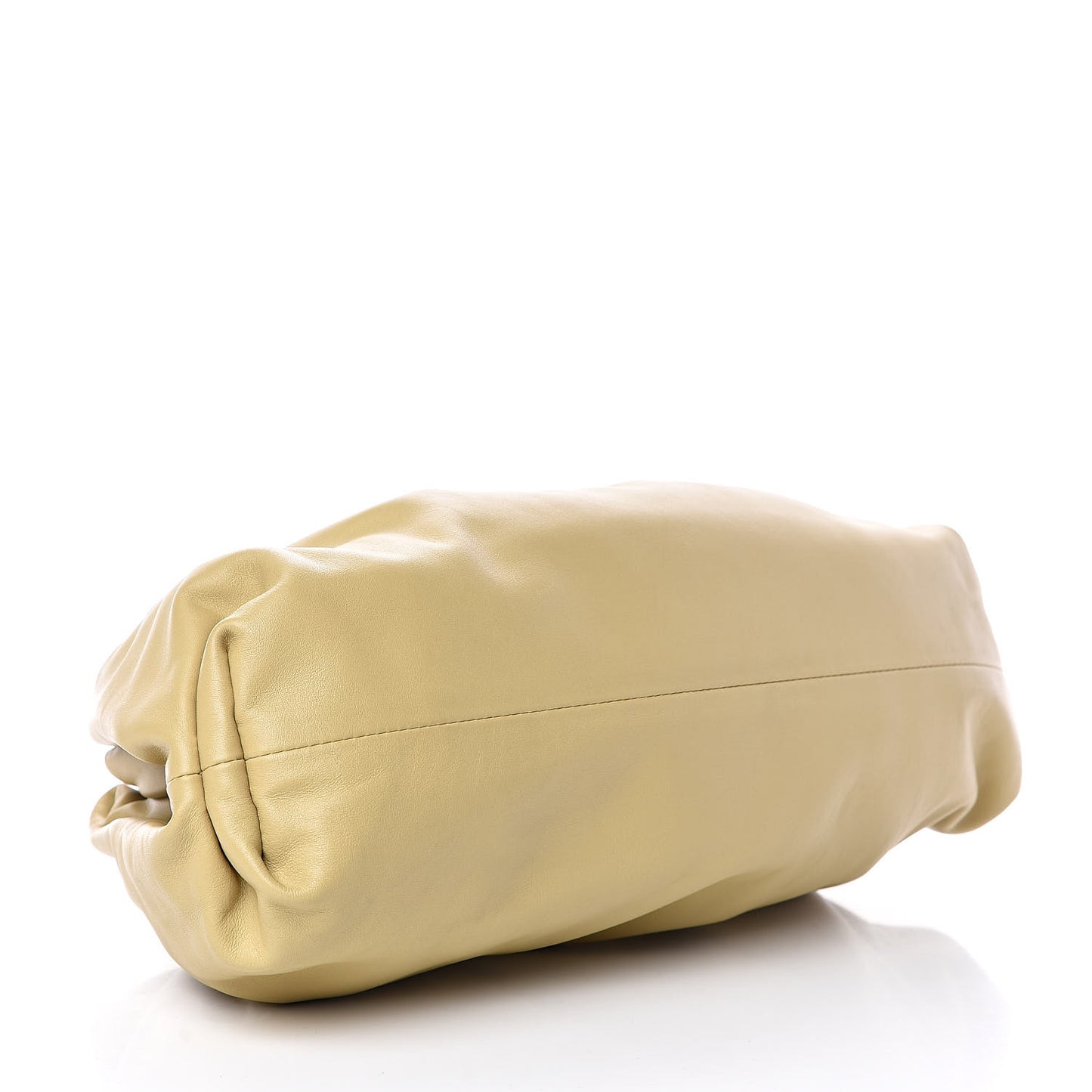 Smooth Butter Calf The Pouch Oversized Clutch Tapioca