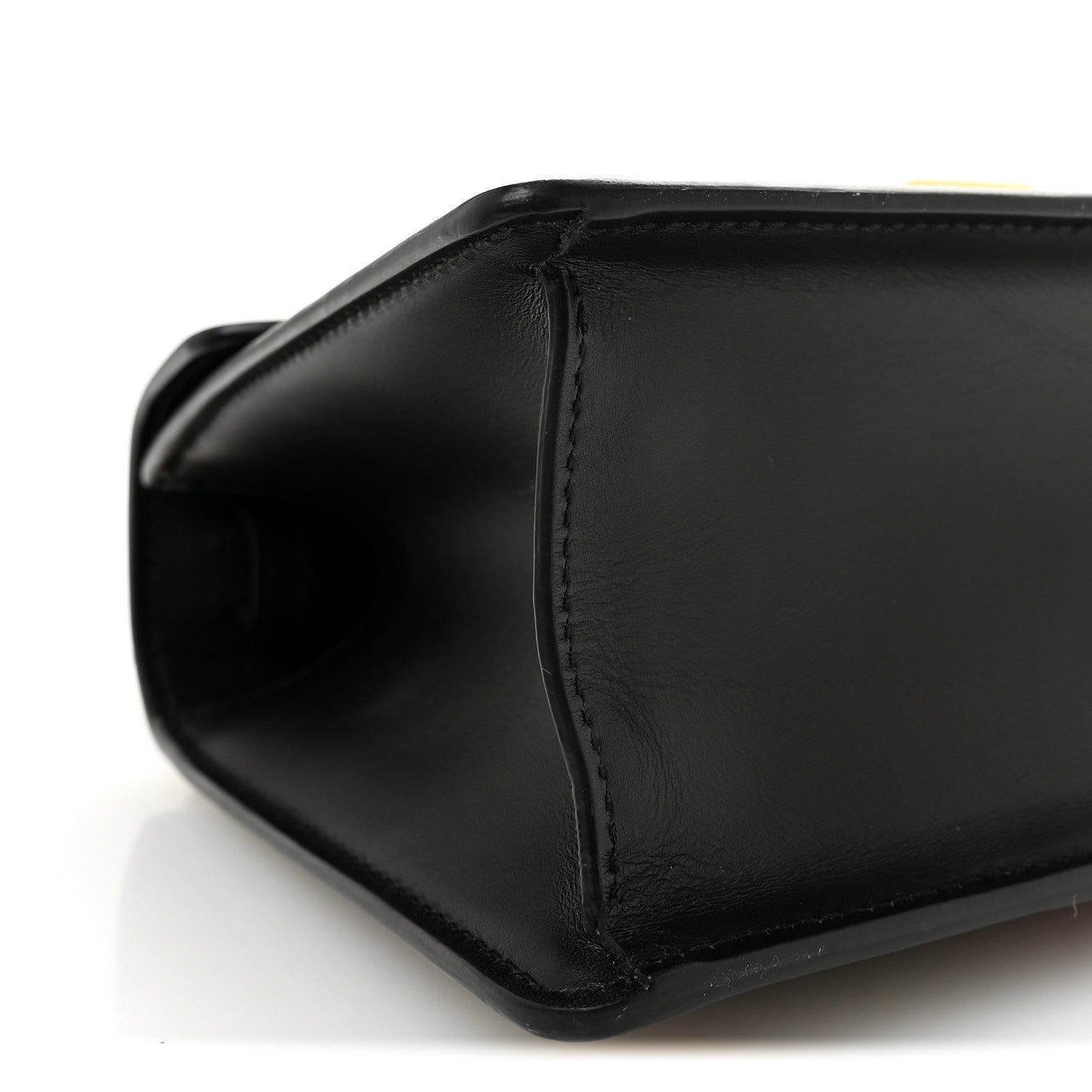 Gucci Calfskin Mini Sylvie Top Handle Bag Black 9 of 10