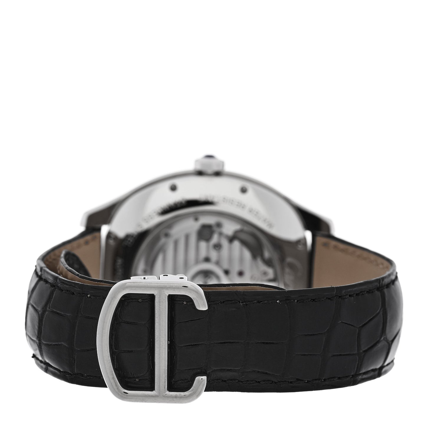 Stainless Steel Alligator 41mm Drive De Cartier Automatic Watch