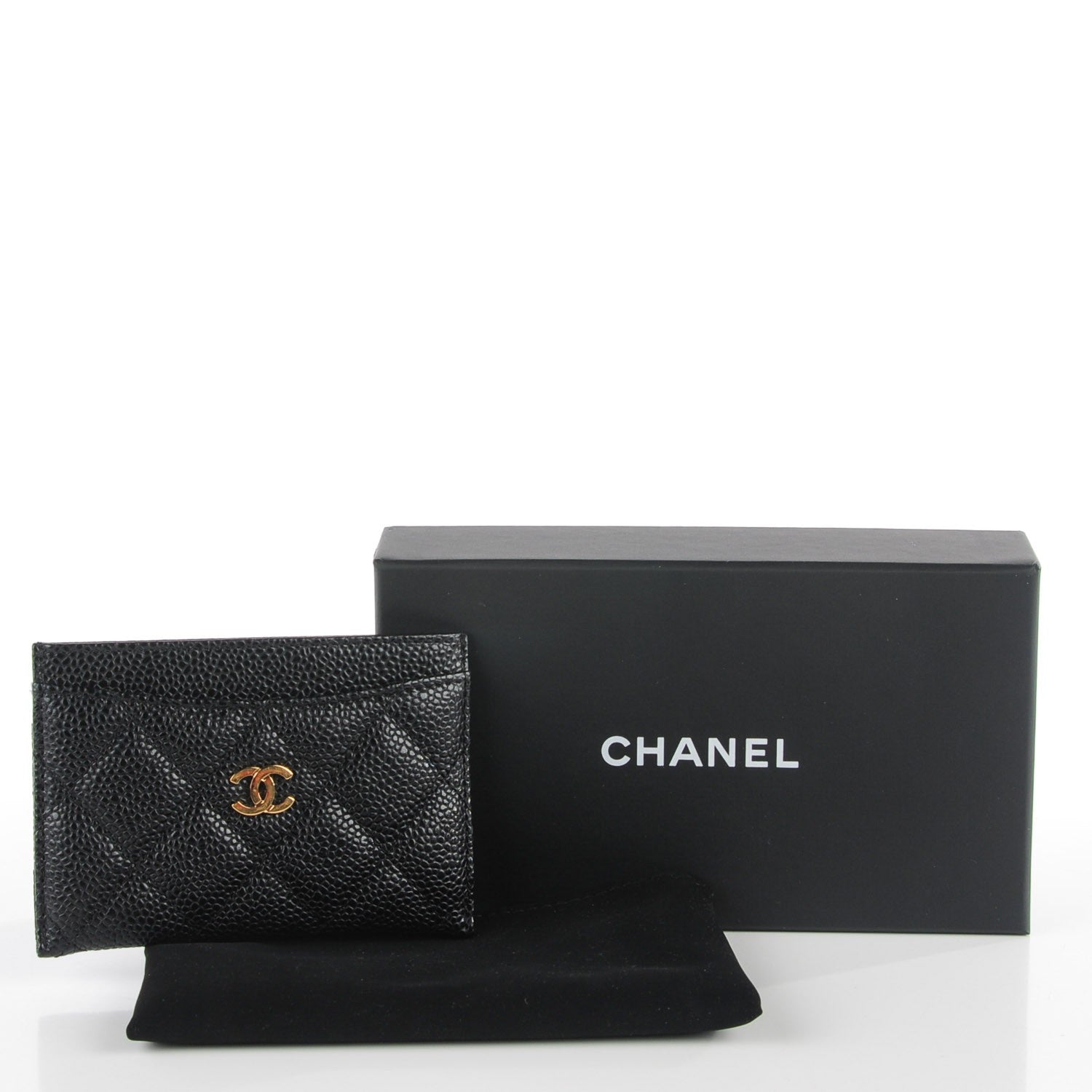 Chanel Caviar Quilted Card Holder Black 5 of 9