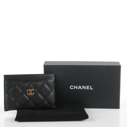 Chanel Caviar Quilted Card Holder Black 5 of 9