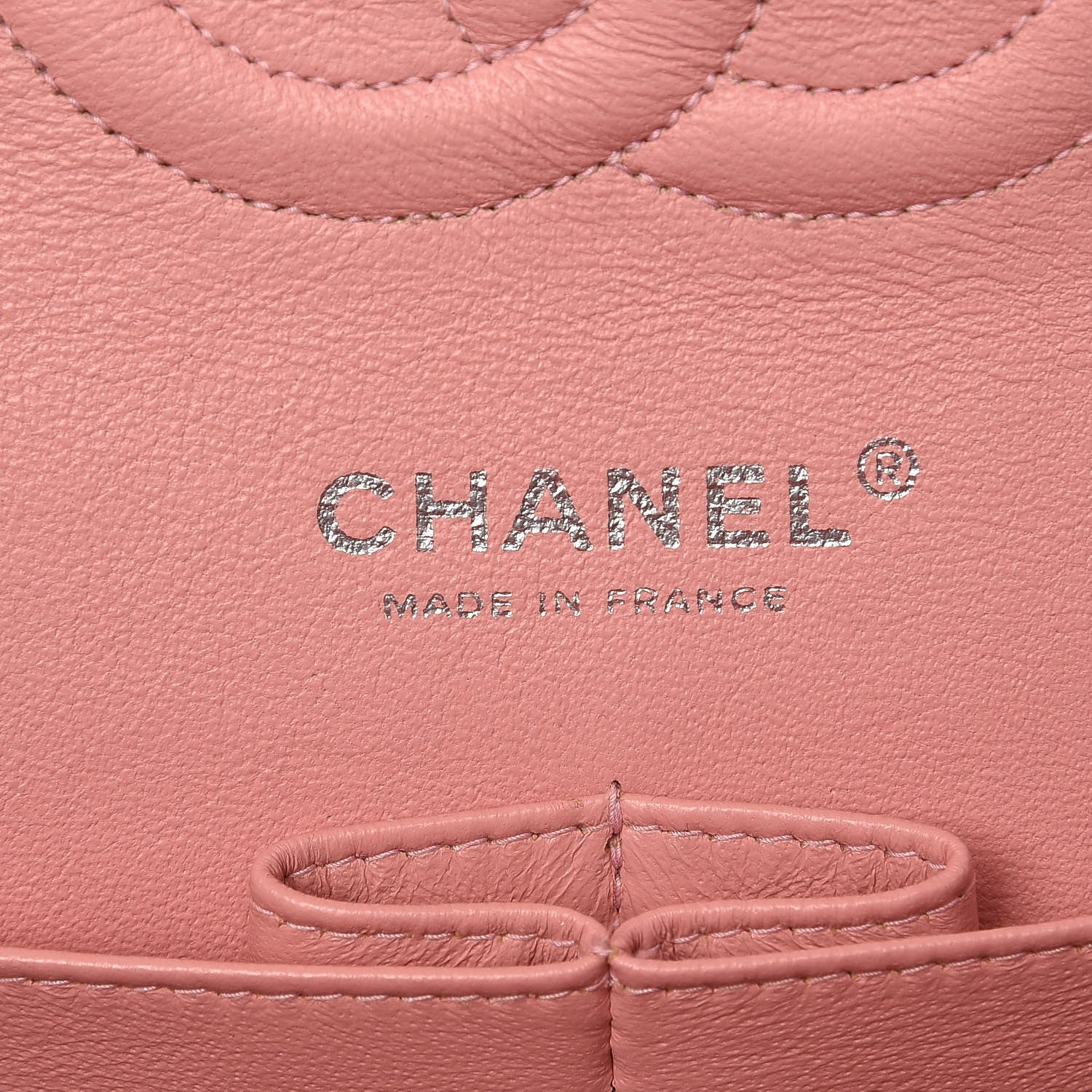 Chanel Caviar Quilted Medium Double Flap Pink 7 of 9