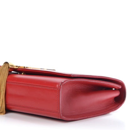 Saint Laurent Smooth Calfskin Medium Classic Monogram Kate Tassel Satchel Lipstick Red 7 of 10