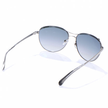 Chanel Aviator Sunglasses Silver 4188 2 of 5