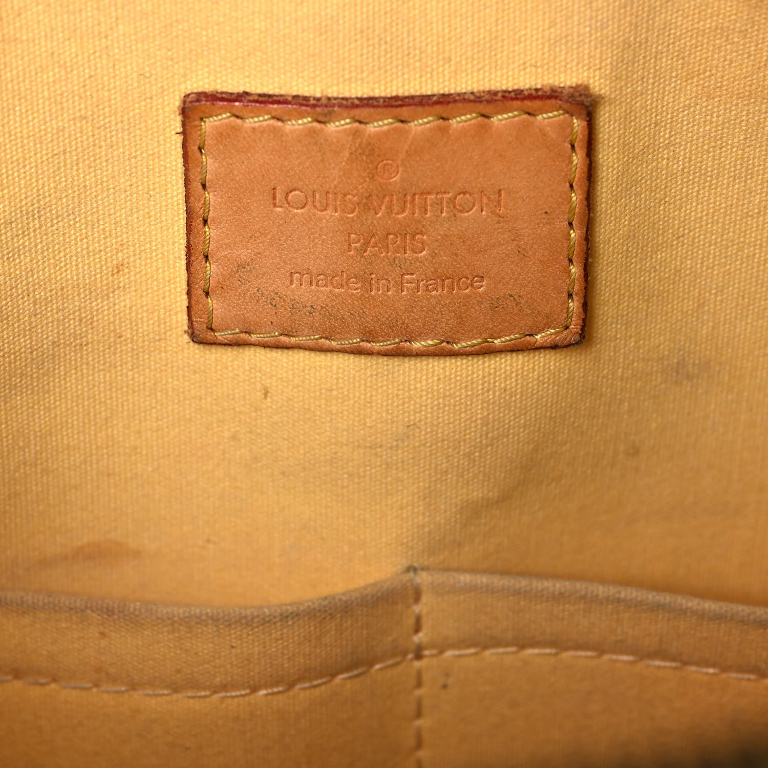 Louis Vuitton Vernis Alma MM Citrine 5 of 14